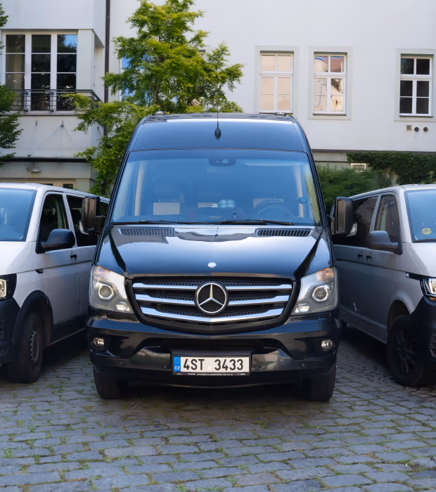 Prostorný minivan Velké taxi