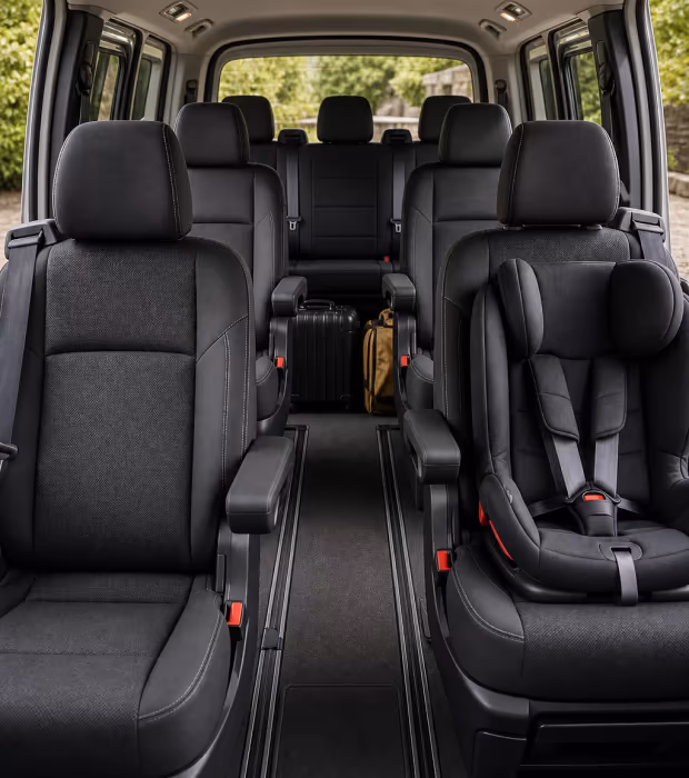 Prostorný minivan Velké taxi